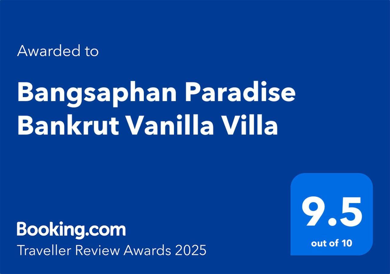 Bangsaphan Paradise Bankrut Vanilla Villa Экстерьер фото